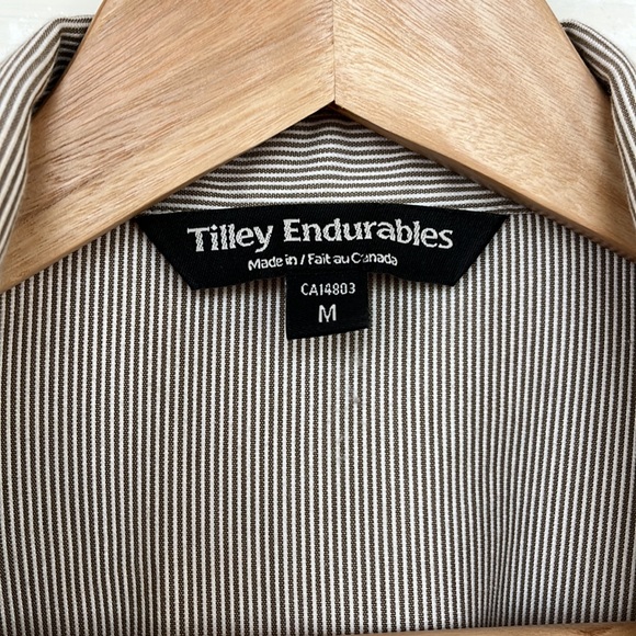 Tilley | Made in Canada | Striped Oxford | Size M - Picture 2 of 3